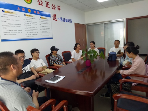8月14日，博彩公司
节水宣传小分队赴由拳社区详细了解五水共治情况2